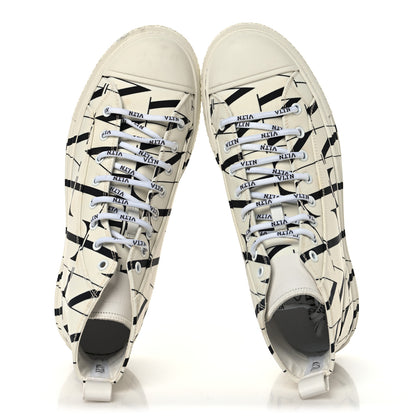 Valentino Garavani Fabric VLTN Mens Times Giggies High Top Sneakers 41 White 2 of 9