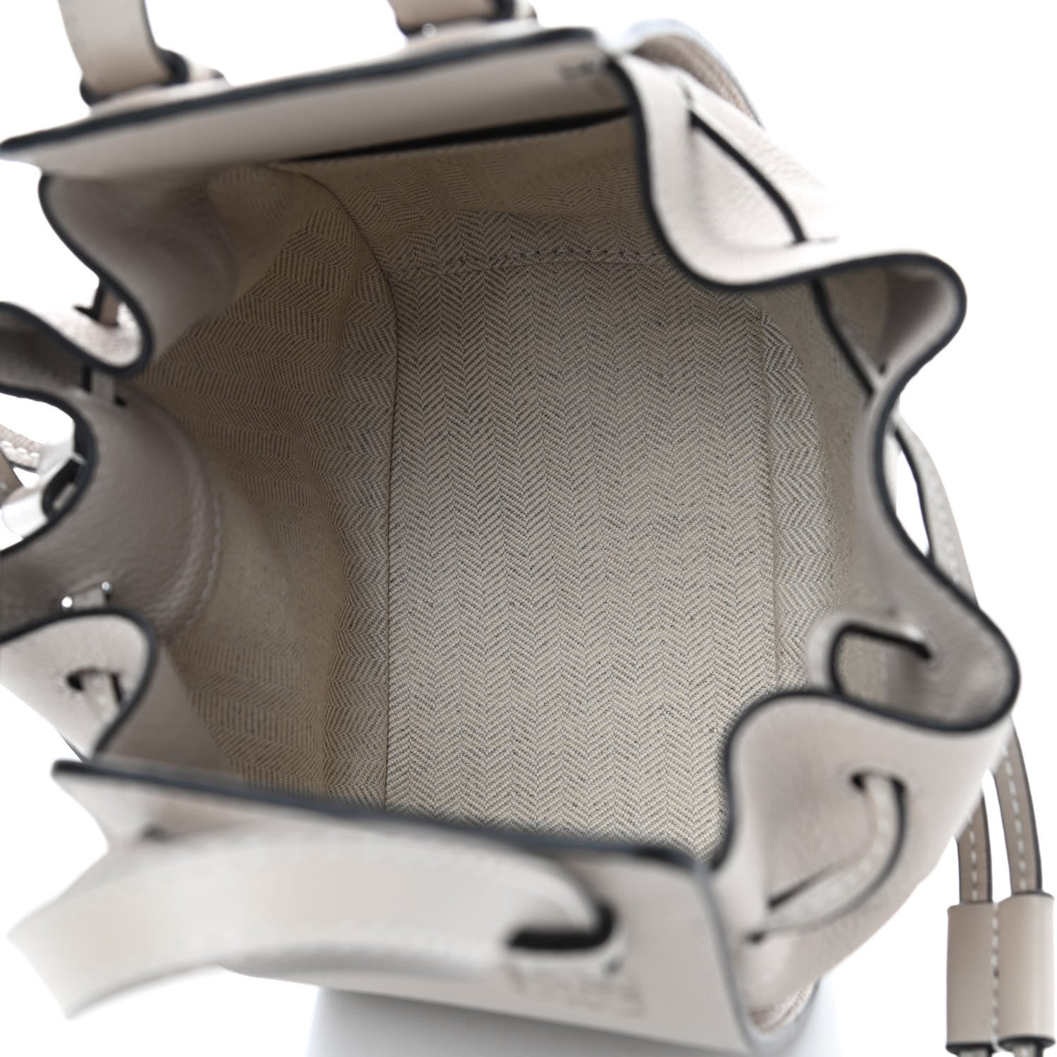 Loewe Grained Calfskin Mini Hammock Shoulder Bag Soft Soft White 4 of 6