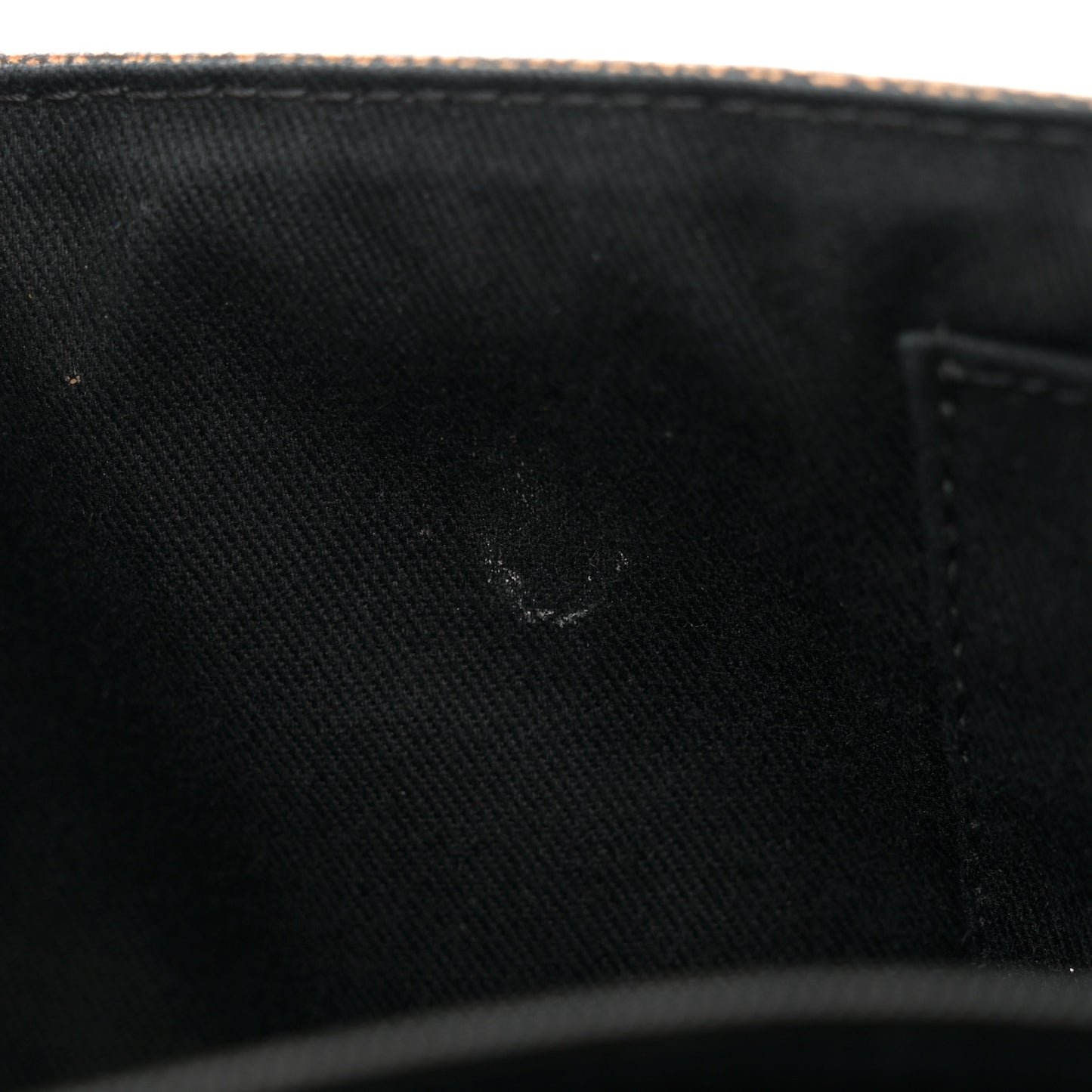 Metallic Caviar Half Moon Large Flap Bronze