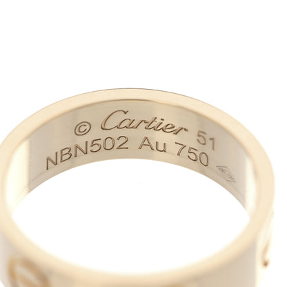 Cartier 18K Yellow Gold 5.5mm LOVE Ring 51 5.75 4 of 6