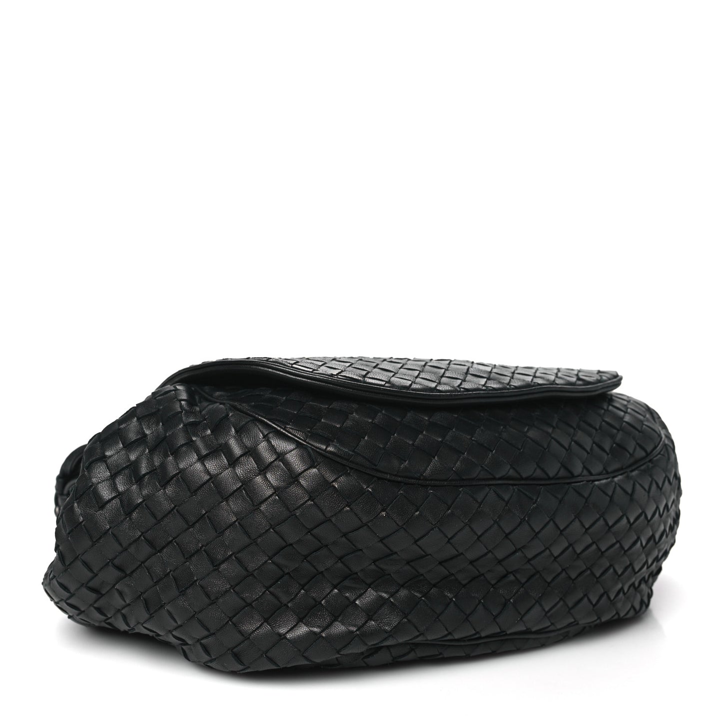 Nappa Intrecciato Messenger Bag Black