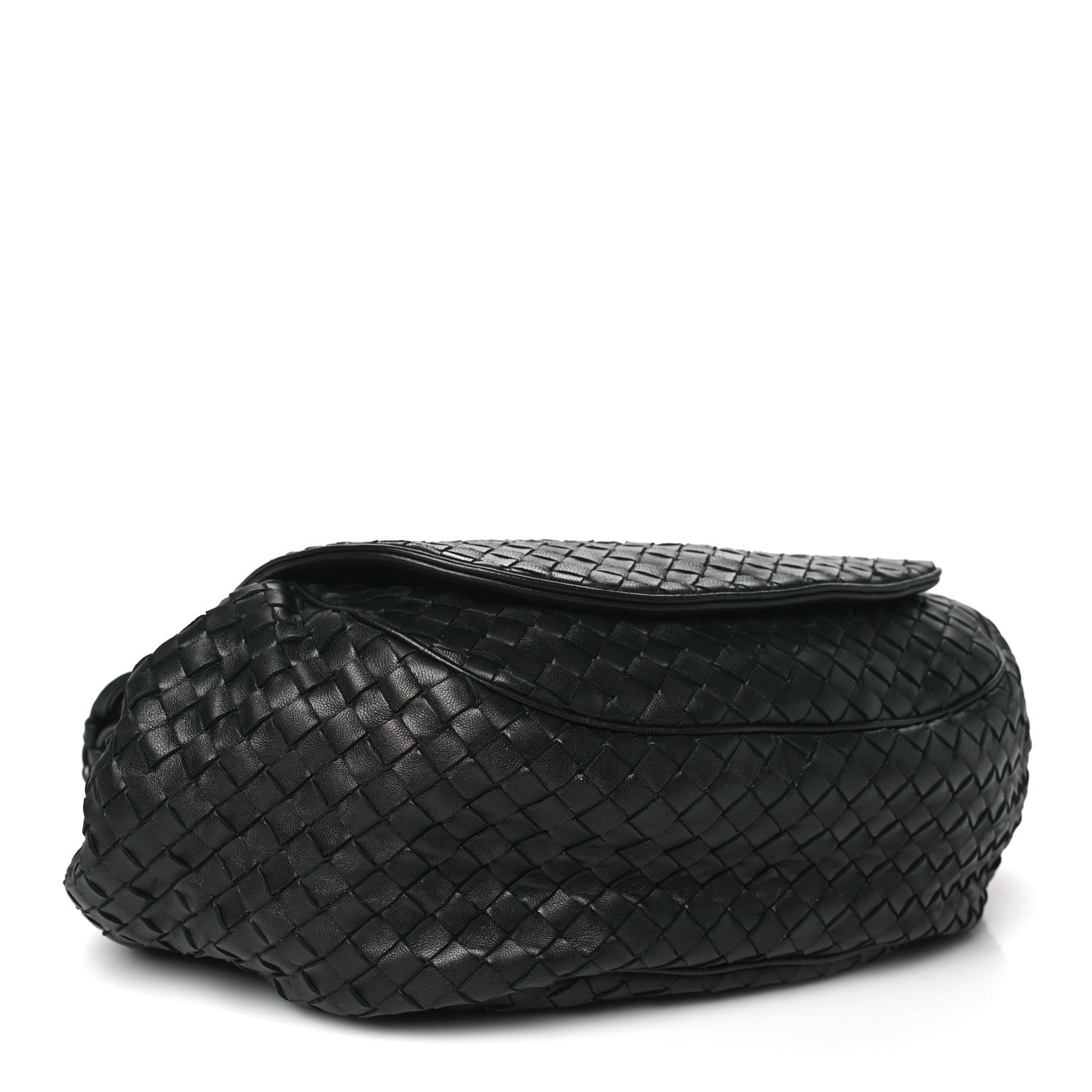 Bottega Veneta Nappa Intrecciato Messenger Bag Black 5 of 10