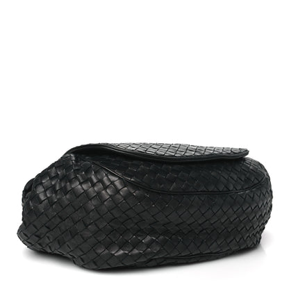 Bottega Veneta Nappa Intrecciato Messenger Bag Black 5 of 10