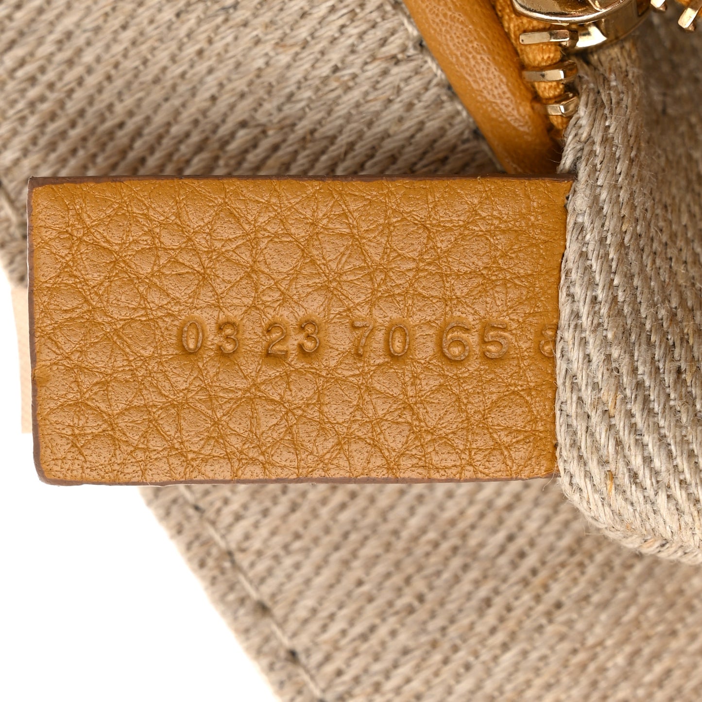 Grained Calfskin Medium Penelope Shoulder Bag Dusty Gold