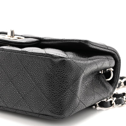 Chanel Caviar Quilted Mini Rectangular Flap Black 10 of 11