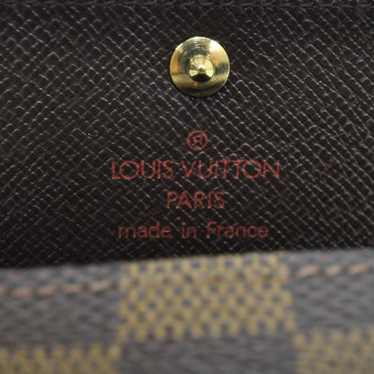 Louis Vuitton Damier Ebene Porte-Monnaie Plat Coin Purse 6 of 7