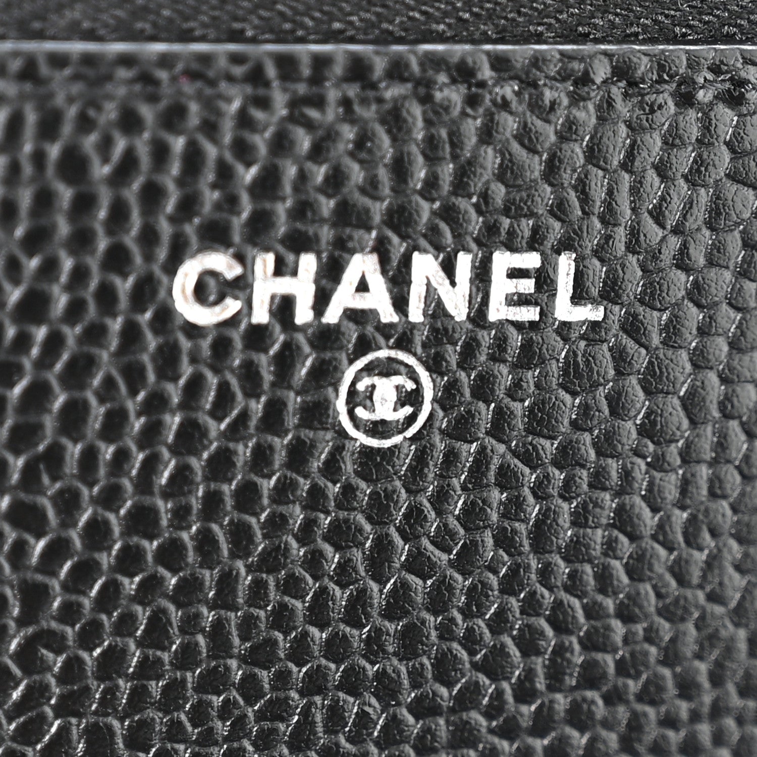 Chanel Lambskin Quilted Wallet On Chain WOC Black 6 of 12