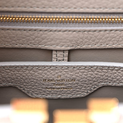 Louis Vuitton Taurillon Capucines MM Steeple Gray 6 of 9
