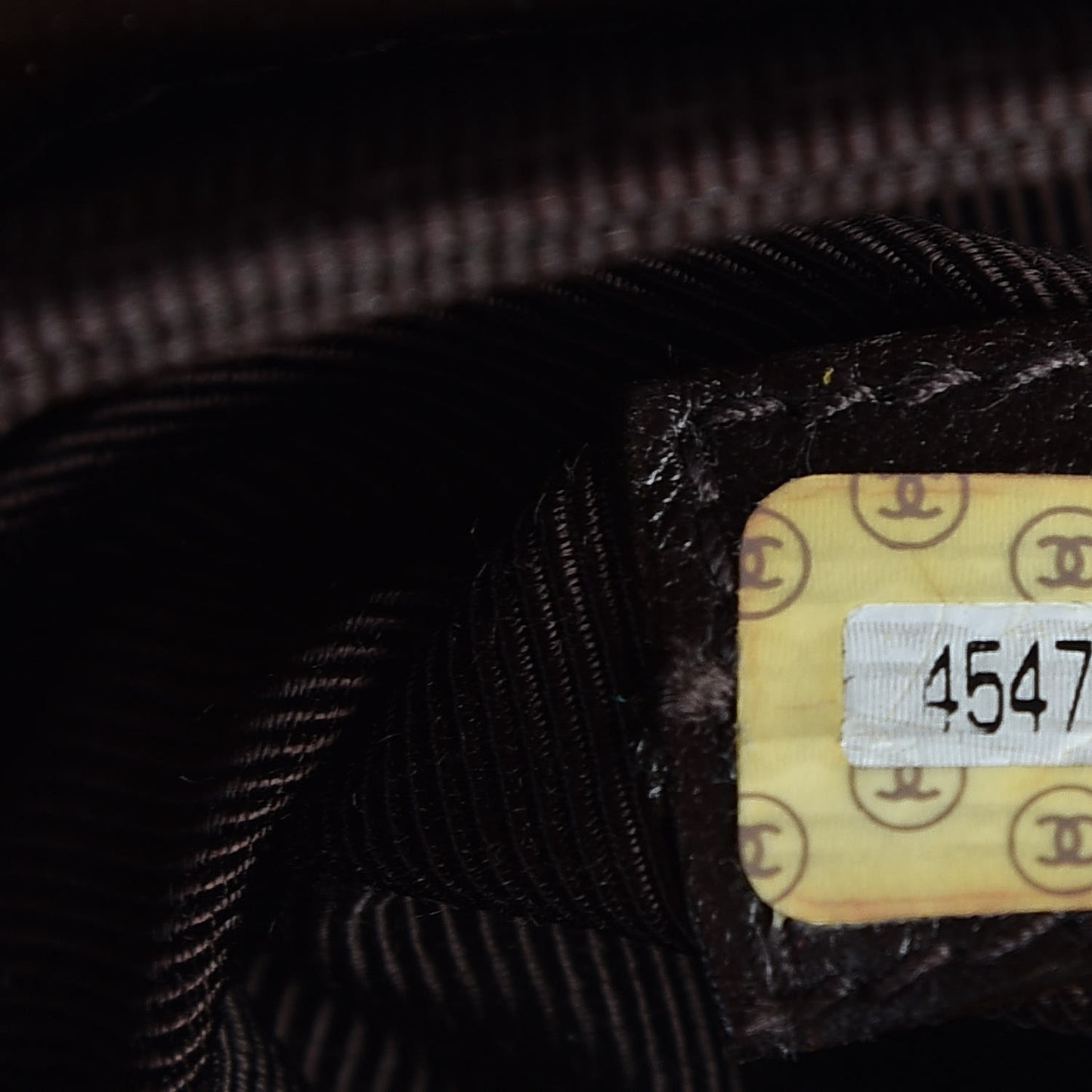 Lambskin Quilted Backpack Brown