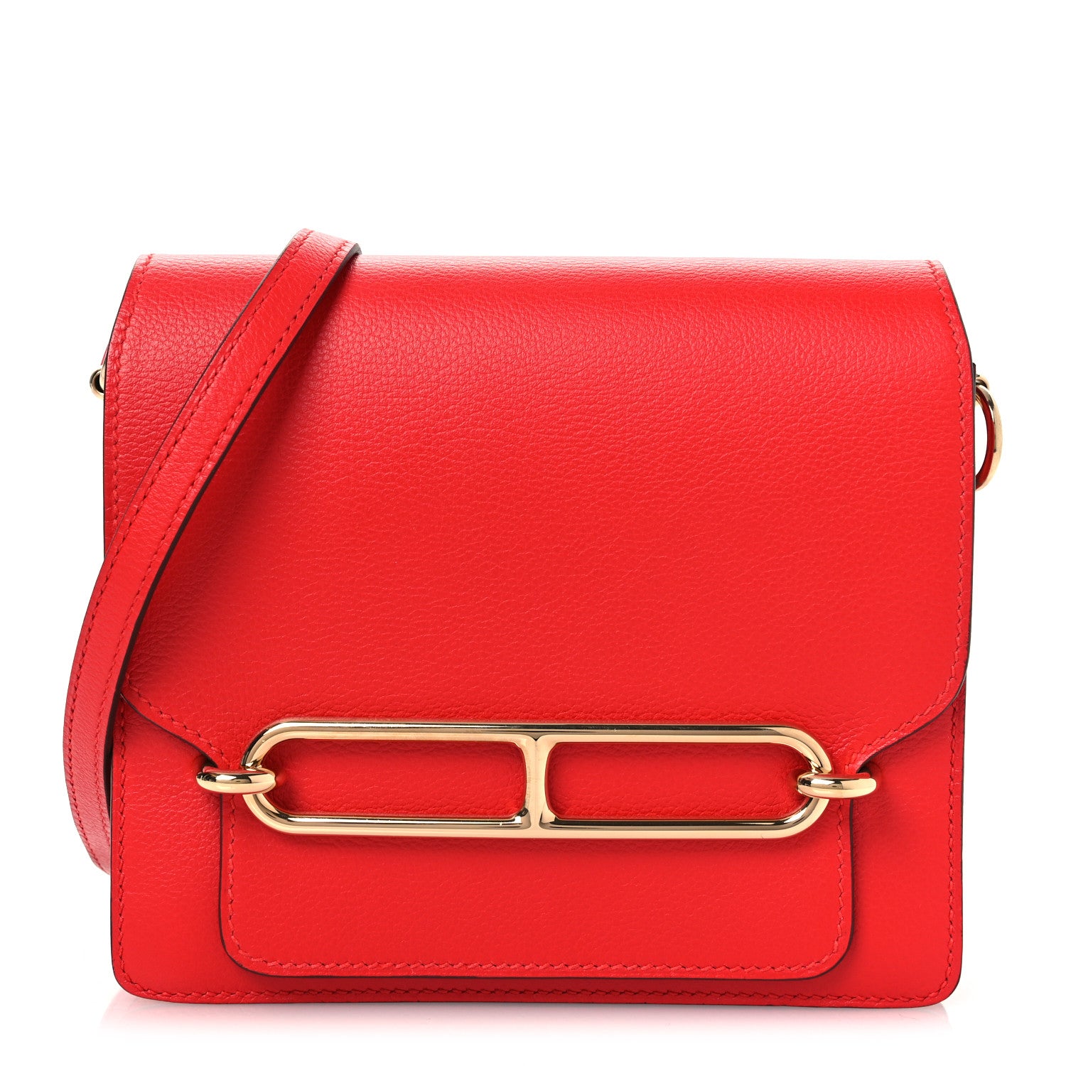 Hermes Evercolor Mini Sac Roulis Rouge De Coeur 1 of 10