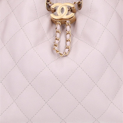 Chanel Caviar Quilted Small Chanel 25 Handbag Lilas Lilac 7 of 10