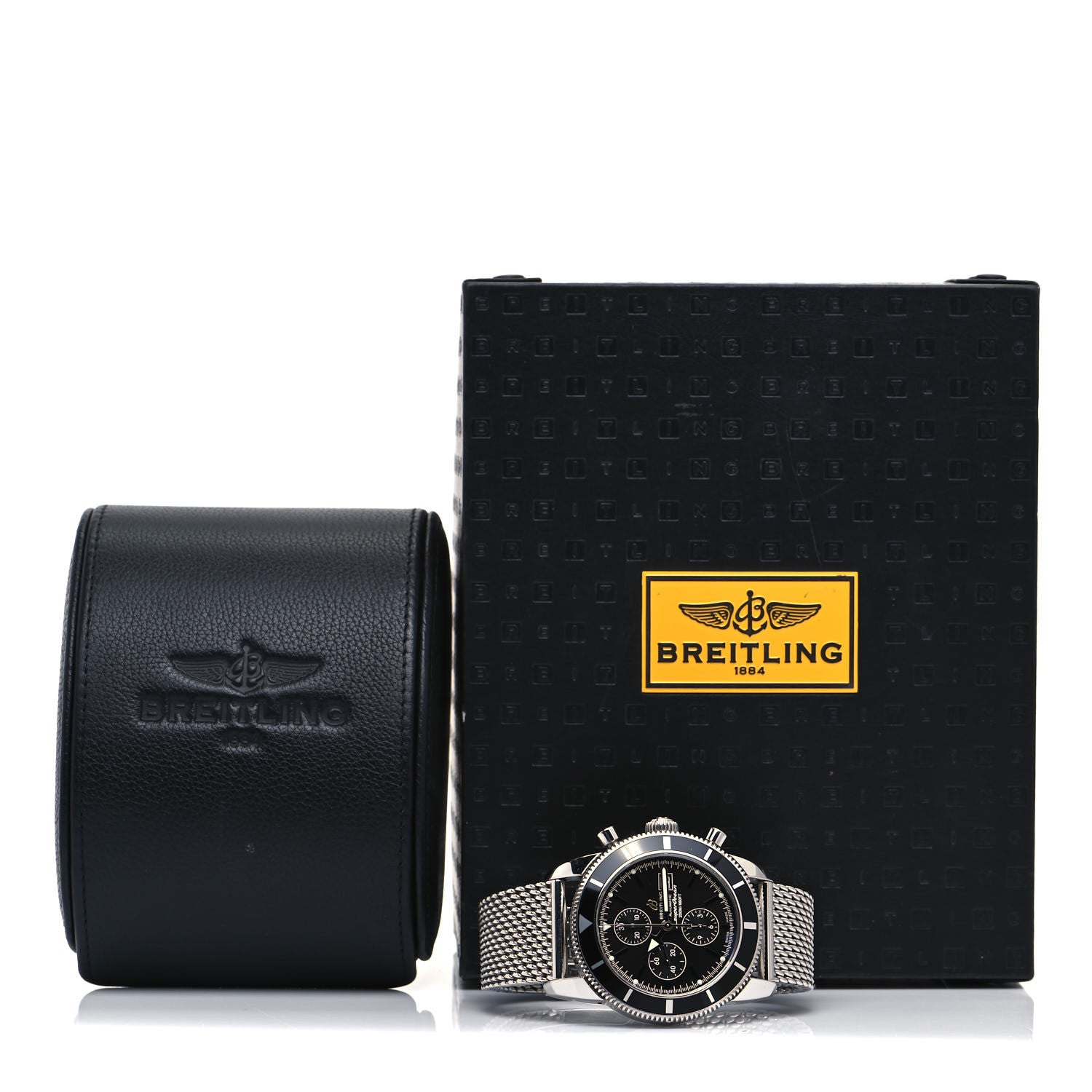 Breitling Stainless Steel 46mm Superocean Heritage II Chronograph Automatic Watch Black A13320 5 of 5