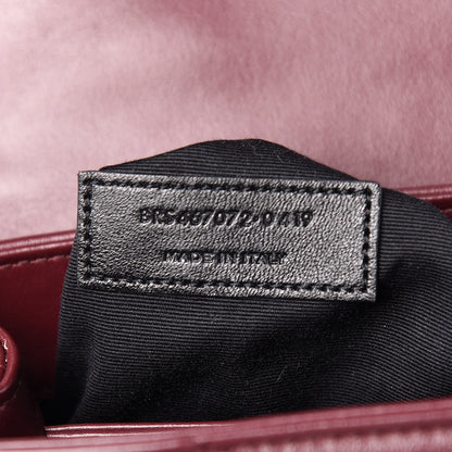 Saint Laurent Calfskin Y Quilted Monogram Toy Loulou Monogram Crossbody Bag Rouge Legion 7 of 11