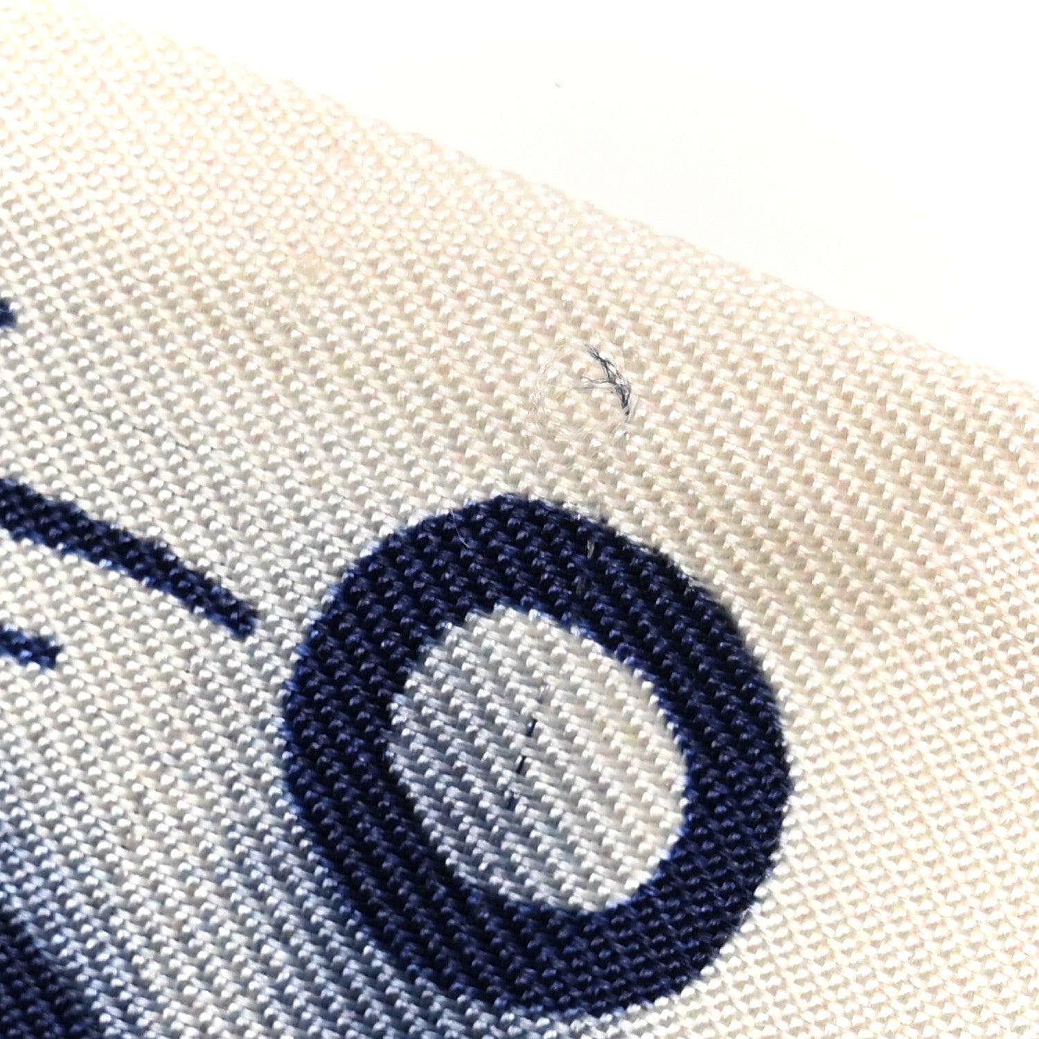 Chanel Silk CC Slim Bandeau Scarf White Blue 4 of 4