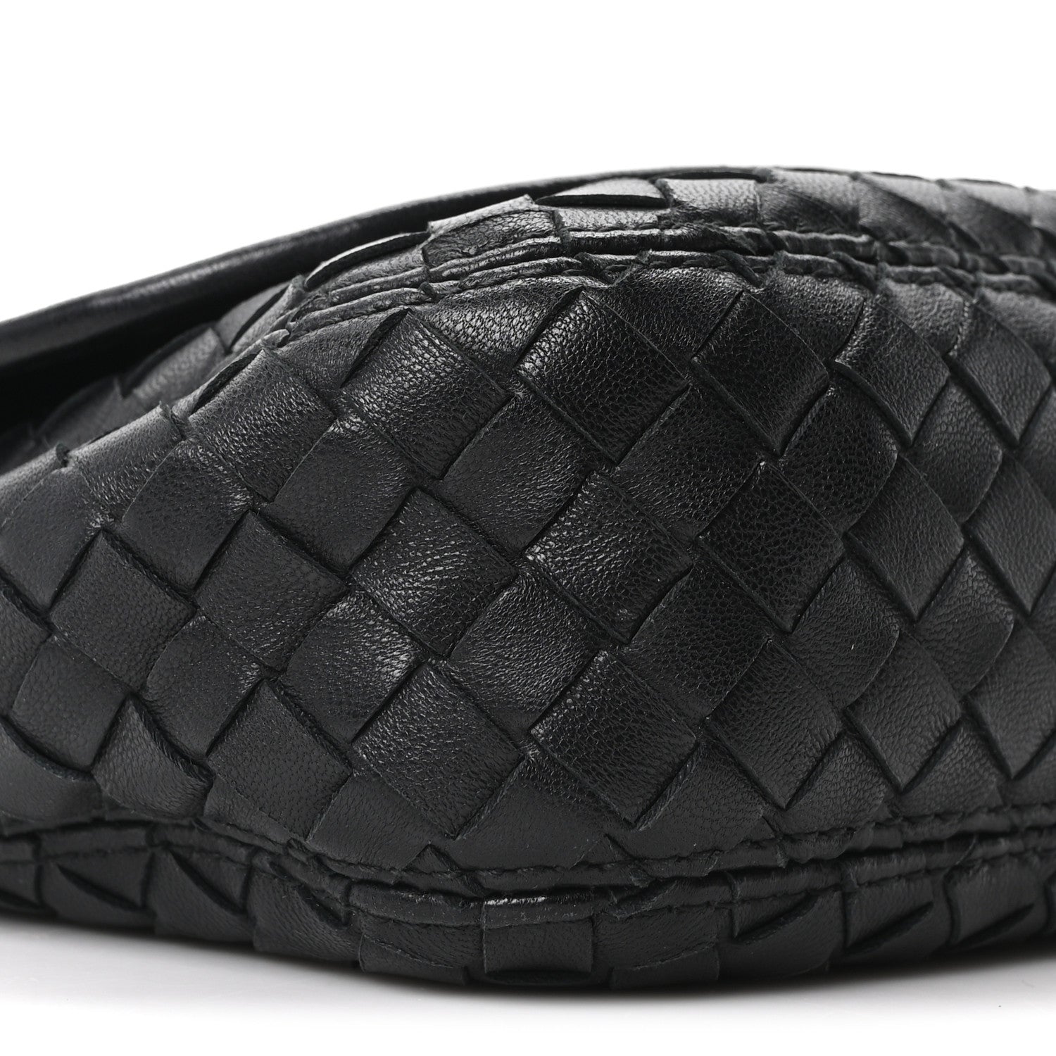 Bottega Veneta Nappa Intrecciato Medium Veneto Messenger Bag Black 9 of 10