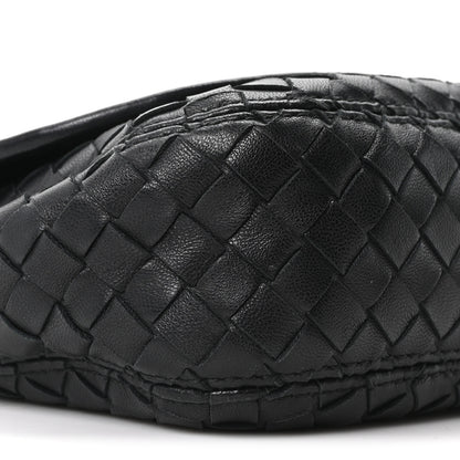 Bottega Veneta Nappa Intrecciato Medium Veneto Messenger Bag Black 9 of 10