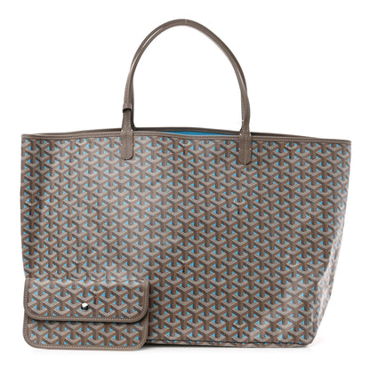 Goyard Goyardine Saint Louis Claire Voie GM Grege Turquoise 1 of 11