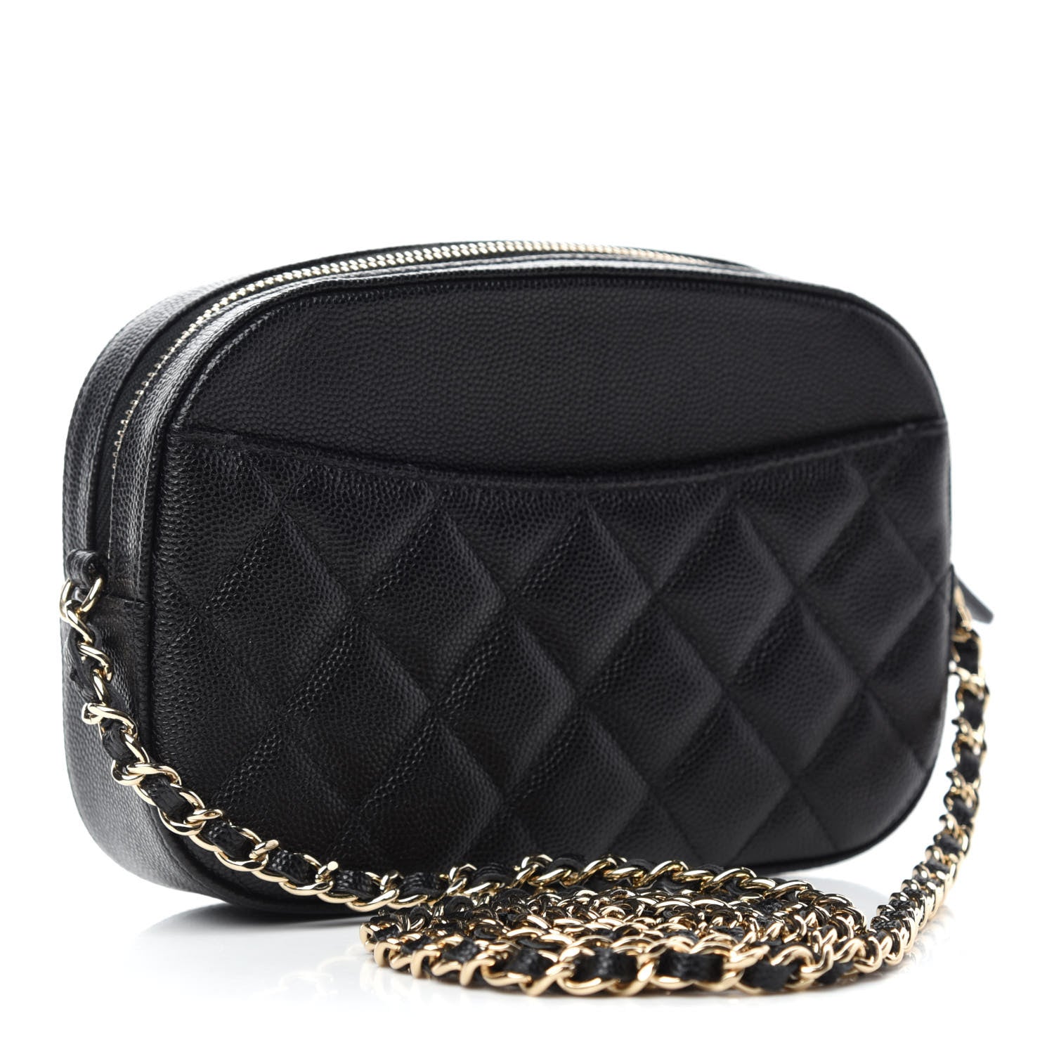 Chanel Caviar Quilted Vanity With Chain Black 4 of 13