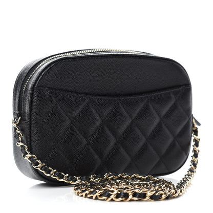 Chanel Caviar Quilted Vanity With Chain Black 4 of 13