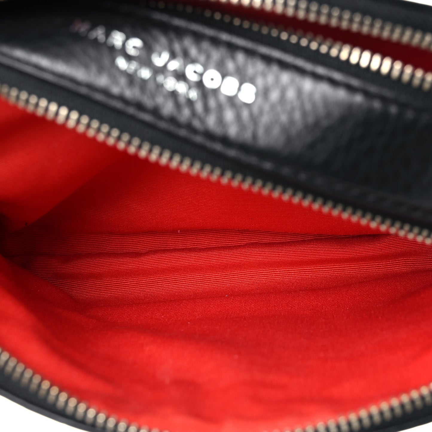 Calfskin Shutter Camera Crossbody Bag Black