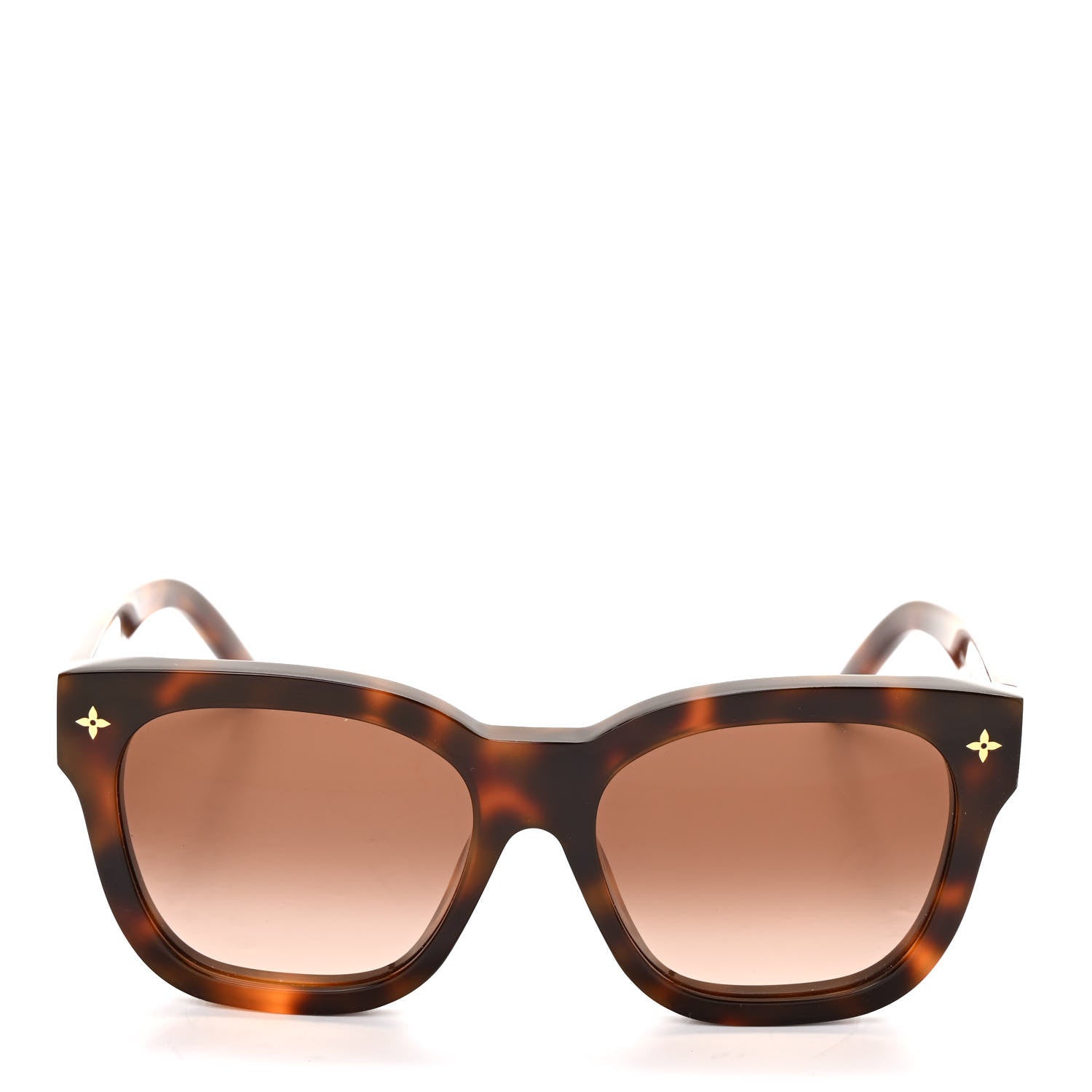 Louis Vuitton Acetate My Monogram Square Sunglasses Z1524E Dark Tortoise 2 of 8