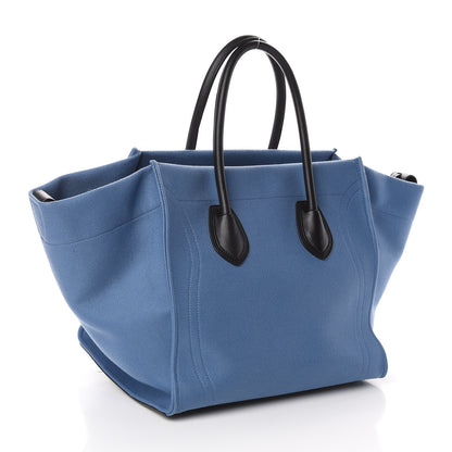 Celine Cotton Canvas Medium Phantom Luggage Blue 2 of 8