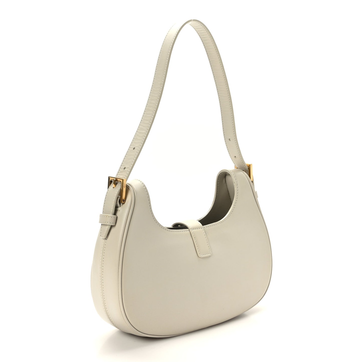 Shiny Calfskin Le Fermoir Hobo