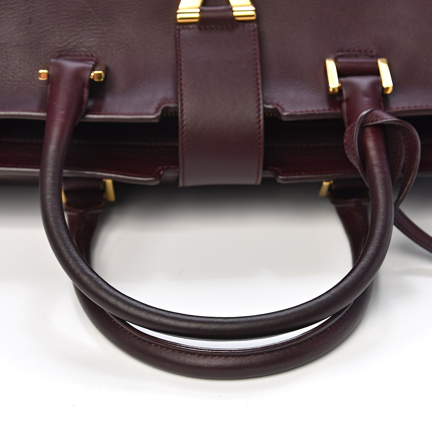 Calfskin Medium Classic Y Cabas Bordeaux