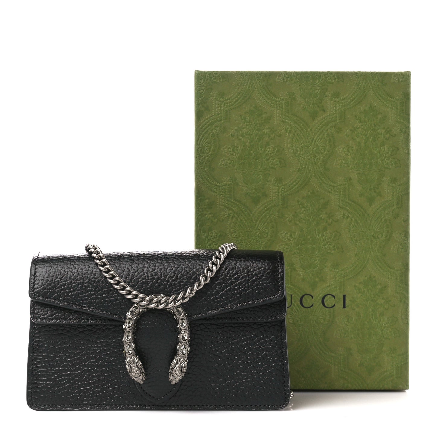 Calfskin Super Mini Dionysus Shoulder Bag Black