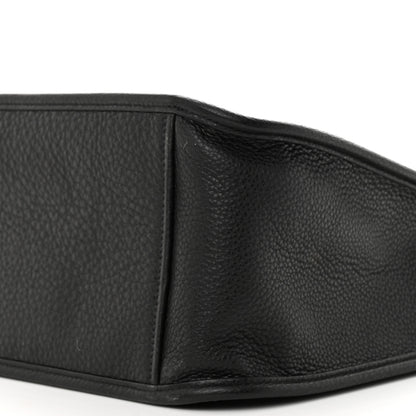 Prada Vitello Daino Hobo Messenger Bag Black 10 of 10