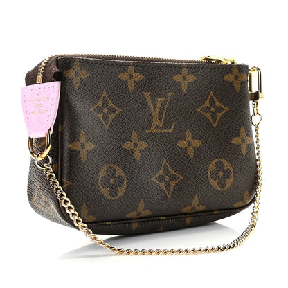 Louis Vuitton Monogram 2021 Christmas Animation Japanese Garden Mini Pochette Accessories Wisteria Pink 3 of 10