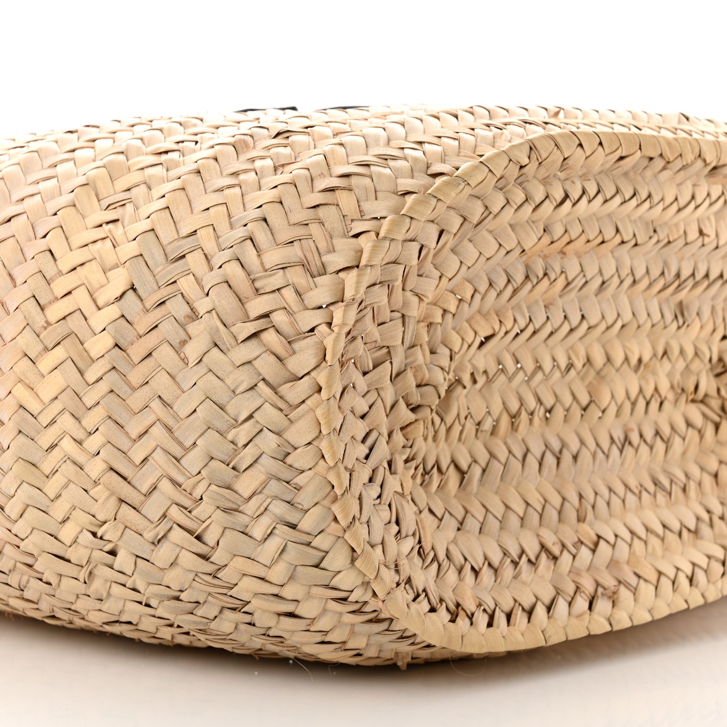 Loewe Raffia Large Basket Tote Bag Natural Tan 8 of 9