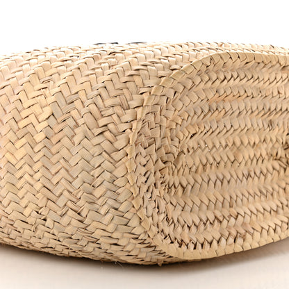 Loewe Raffia Large Basket Tote Bag Natural Tan 8 of 9