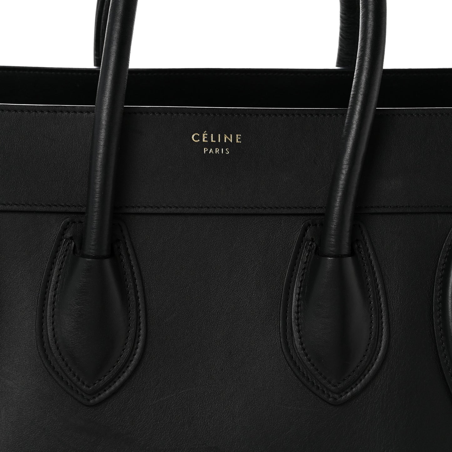 Smooth Calfskin Mini Luggage Black