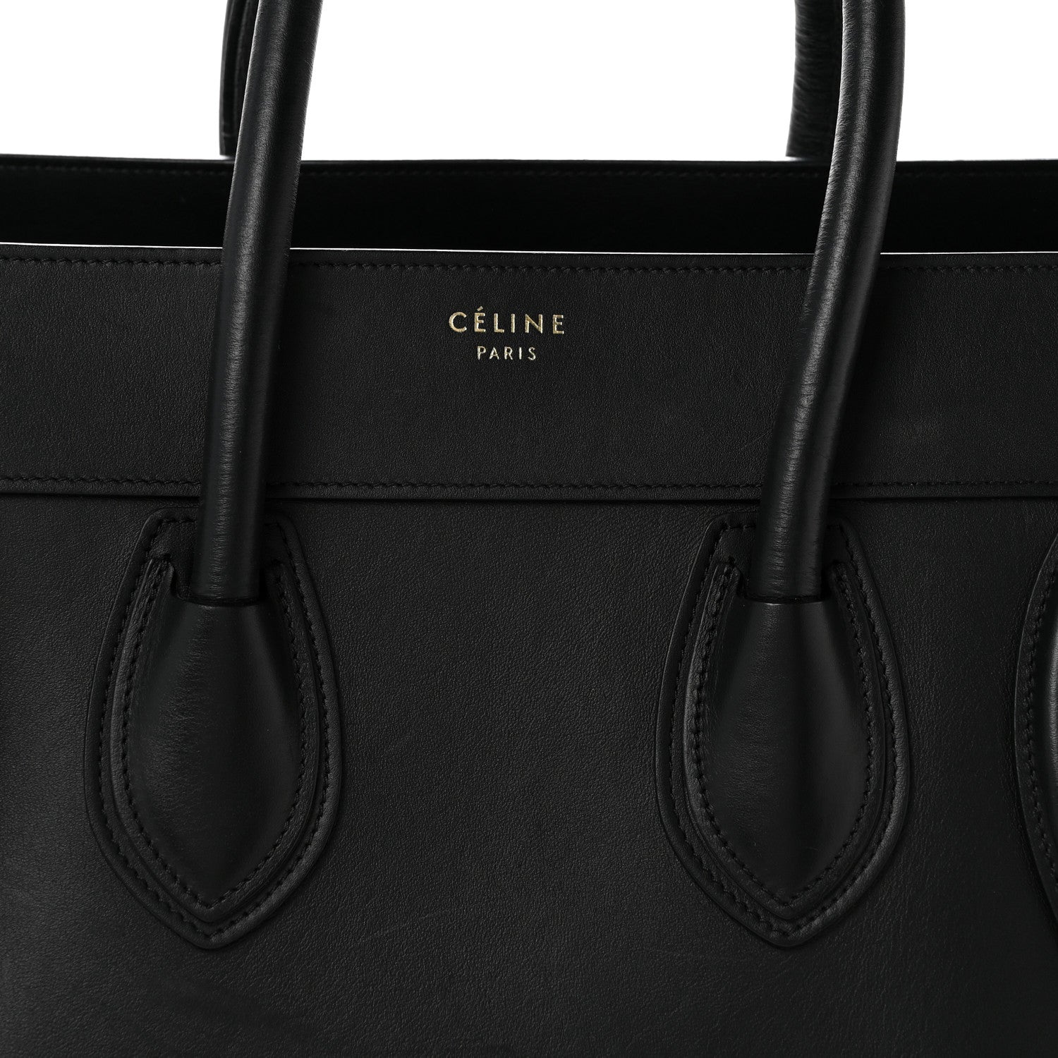Celine Smooth Calfskin Mini Luggage Black 7 of 15