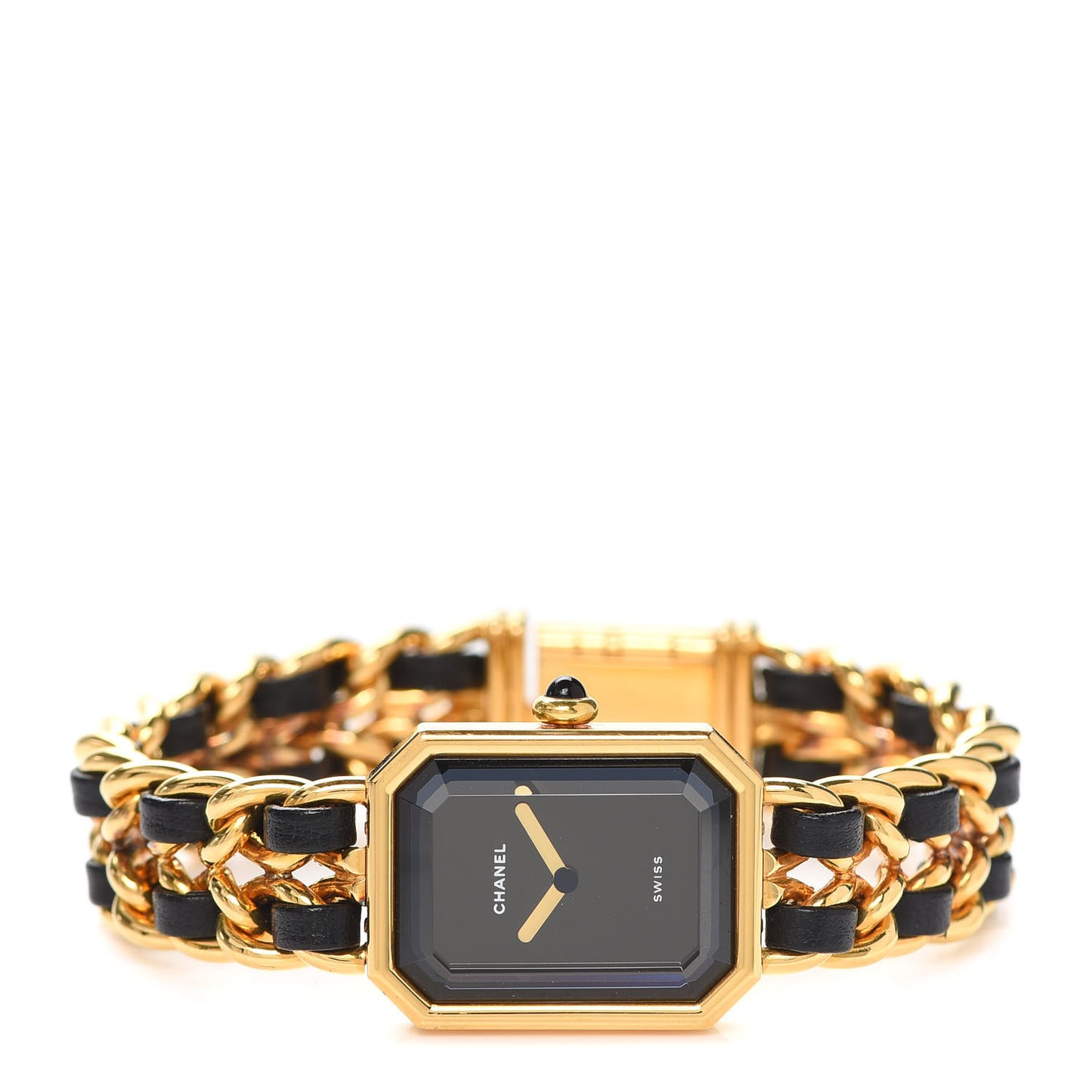 Stainless Steel Lambskin 20mm Chain Premiere Quartz Watch Gold L