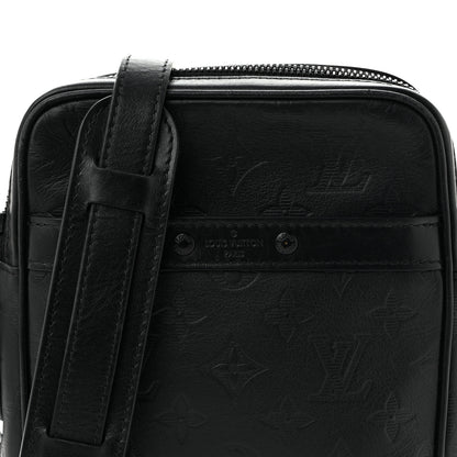 Louis Vuitton Calfskin Monogram Shadow Danube PM Black 8 of 12