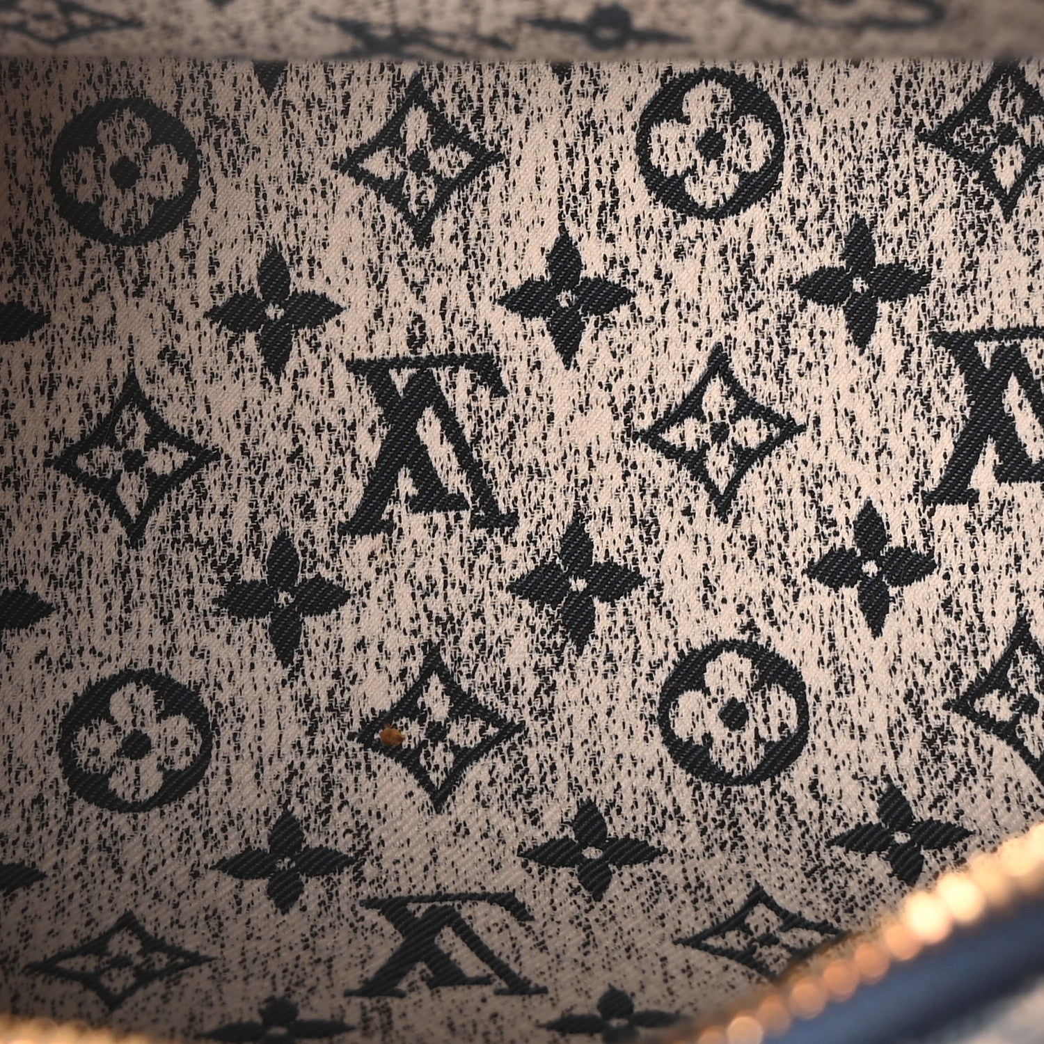 Louis Vuitton Monogram Jacquard Denim Speedy Bandouliere 25 Bleu 5 of 10
