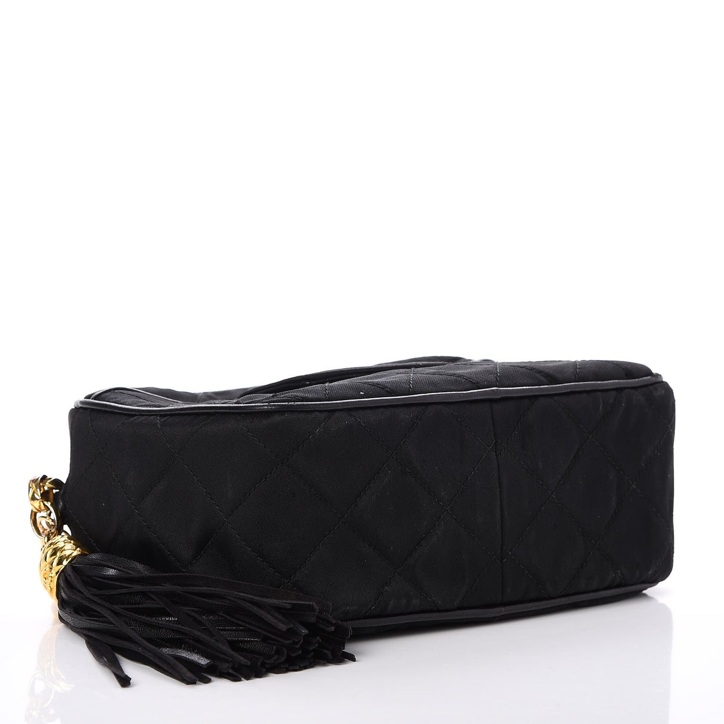 Quilted Satin CC Camera Bag Black