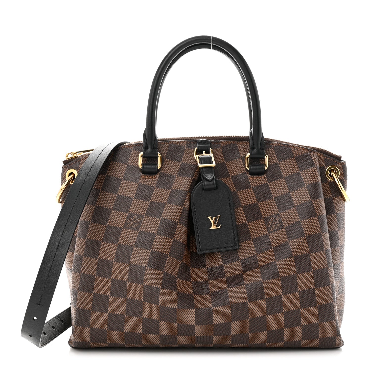 Louis Vuitton Damier Ebene Odeon Tote PM Black 1 of 10