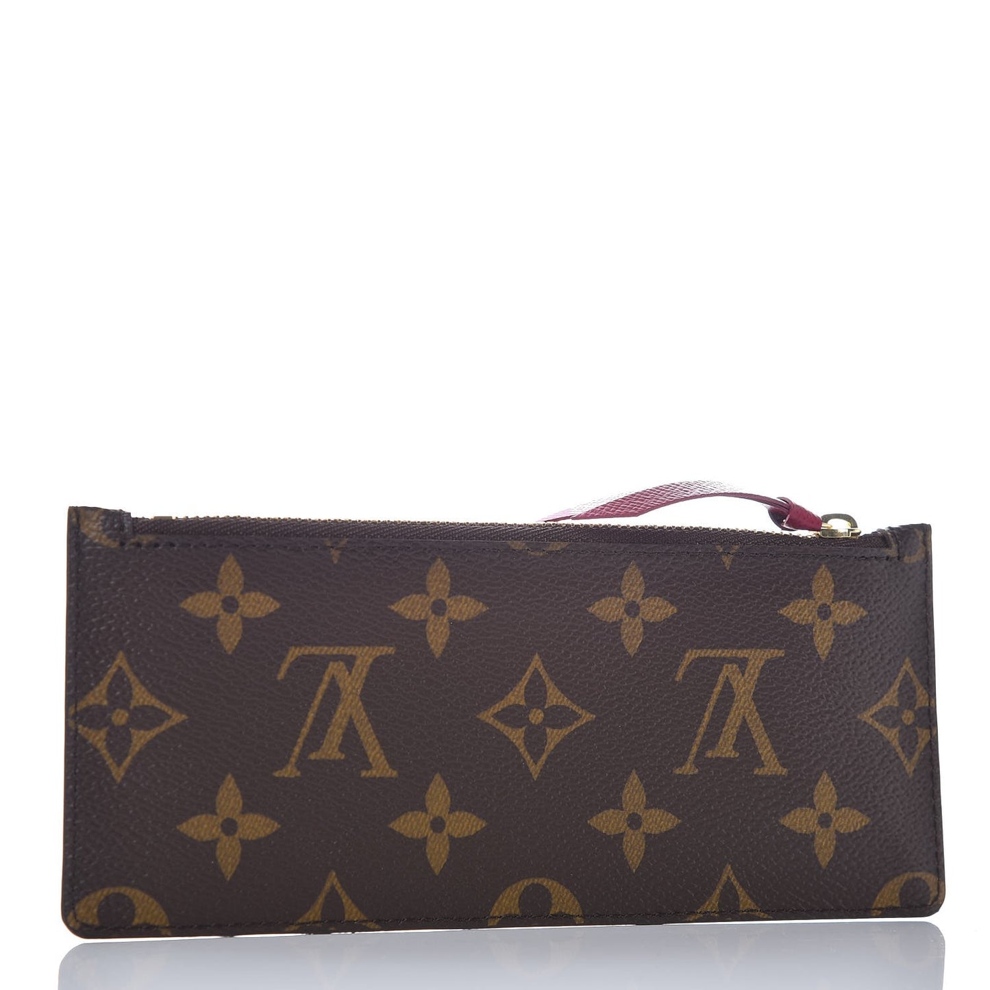 Monogram Josephine Wallet Zippered Insert Fuchsia