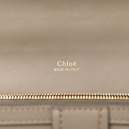 Chloe Shiny Goatskin Calfskin Mini Aby Chain Shoulder Bag Motty Grey 6 of 8