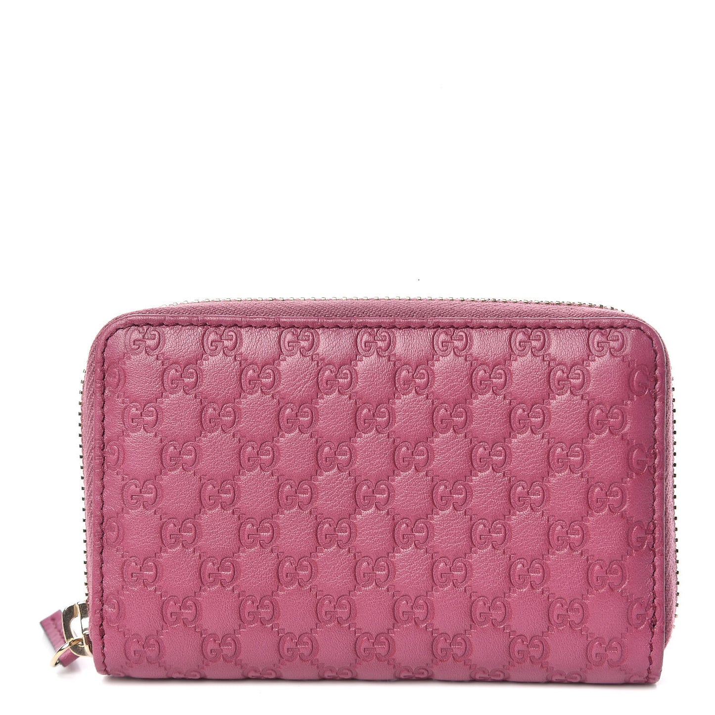 Microguccissima Zip Around Card Case Peonia Flower