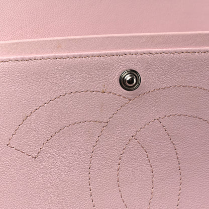 Chanel Lambskin Quilted Jumbo Double Flap Light Pink 12 of 16