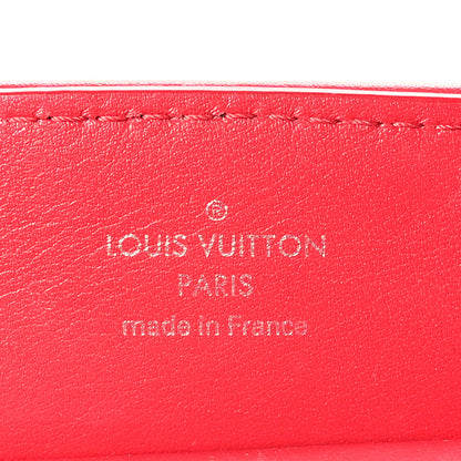 Louis Vuitton Calfskin New Wave Chain Tote Ecarlate 5 of 9