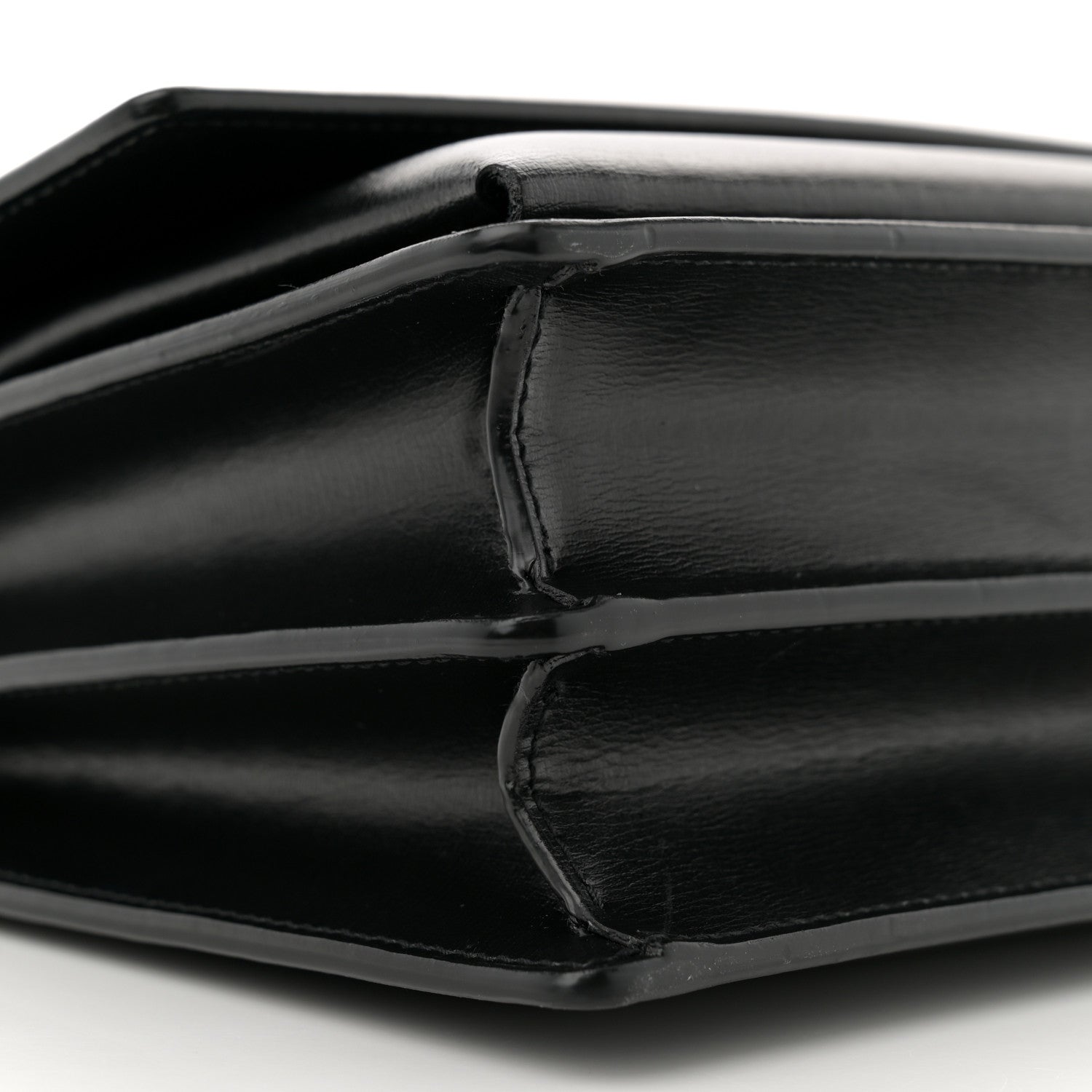 Saint Laurent Calfskin Medium Monogram Monochrome Sunset Black 9 of 10