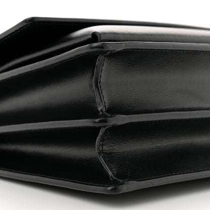 Saint Laurent Calfskin Medium Monogram Monochrome Sunset Black 9 of 10