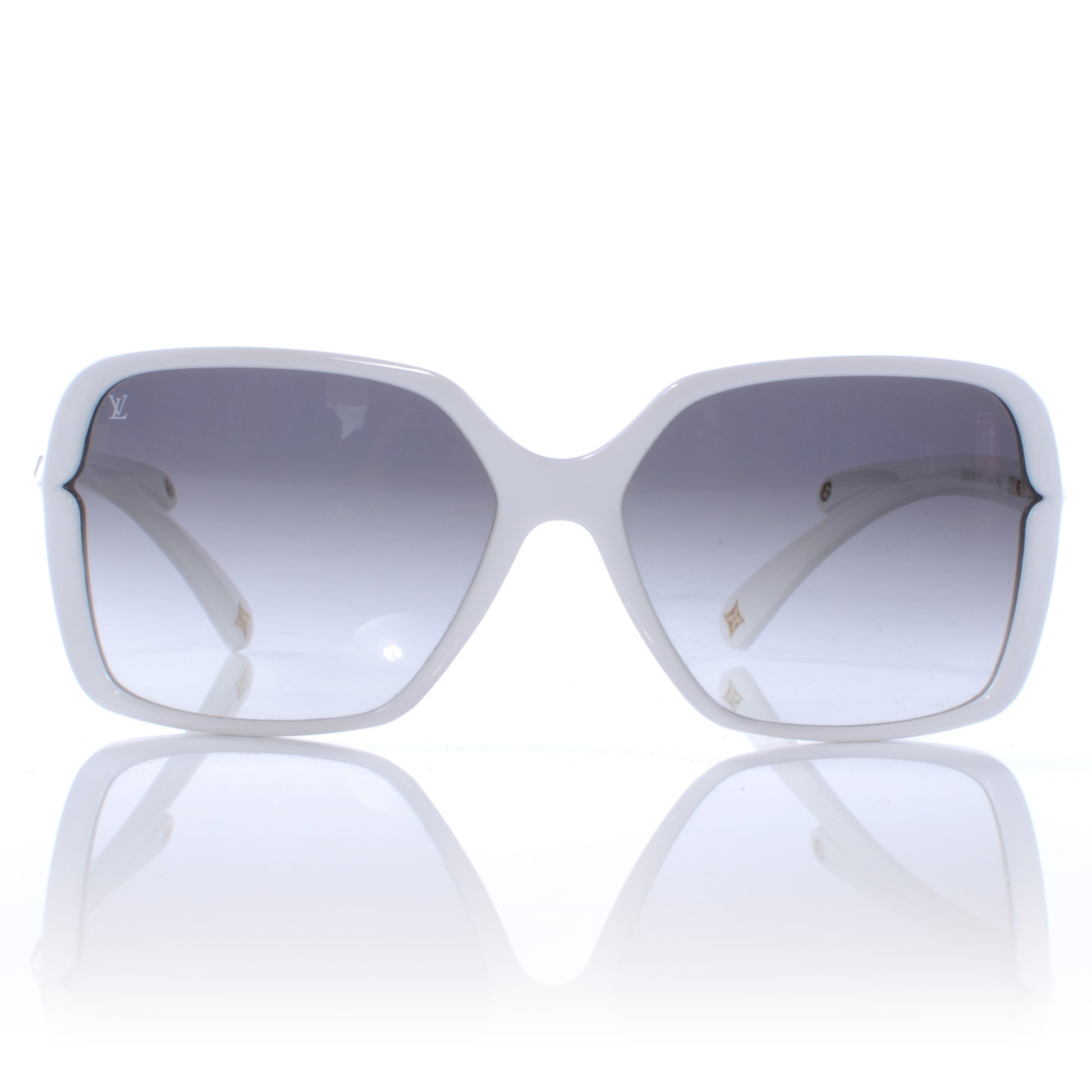 Louis Vuitton Flore Carre Sunglasses White 2 of 6