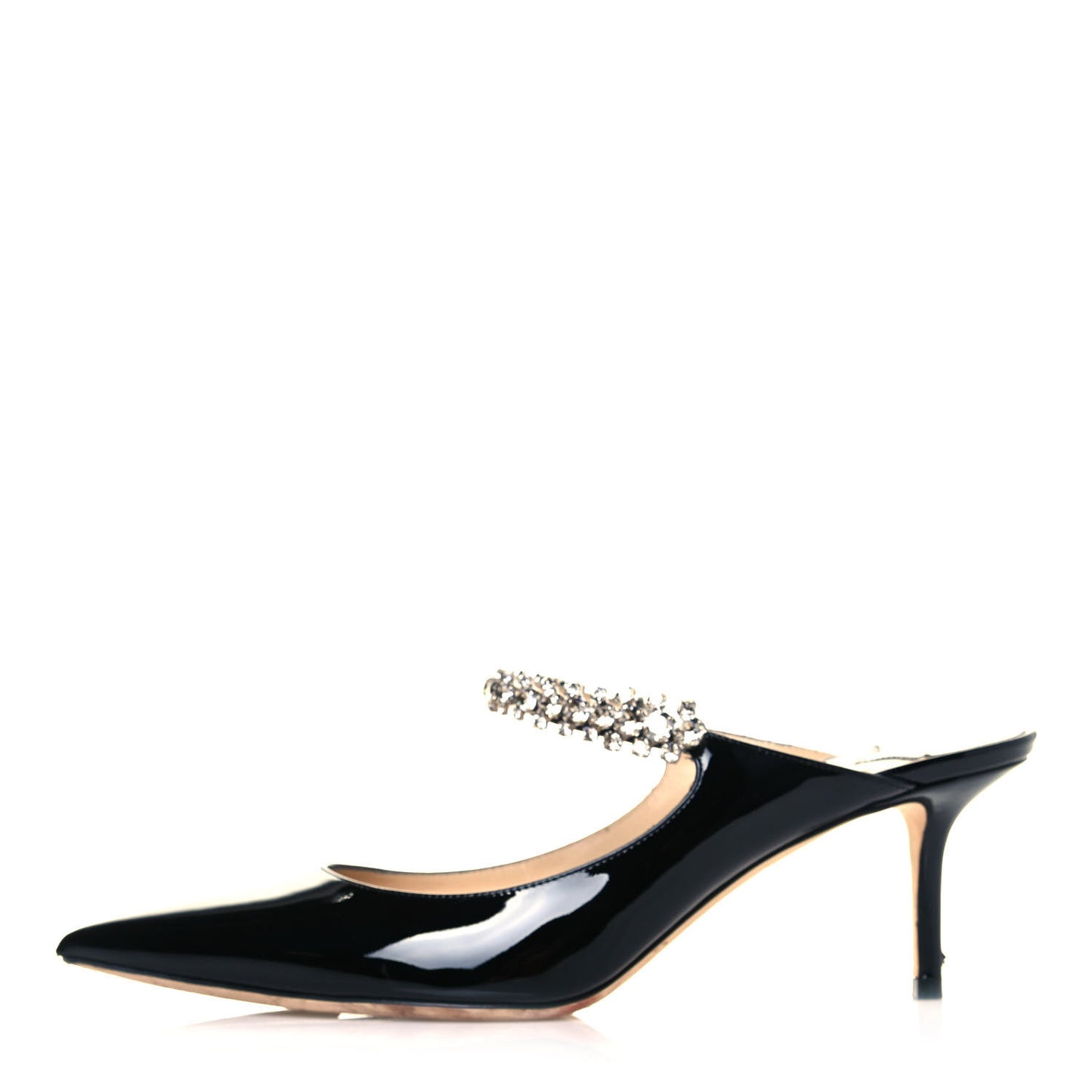 Patent Crystal Bing 65 Pumps 39.5 Black