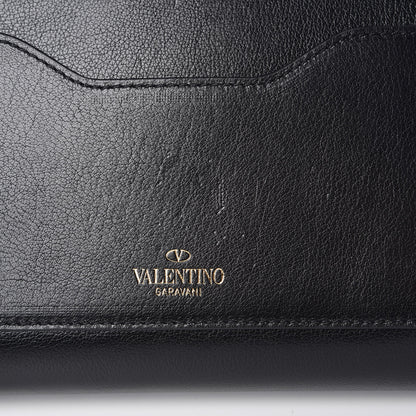 Valentino Garavani Vitello Rockstud No Limit Shoulder Bag Black 14 of 16